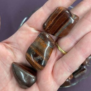 Red Tiger's Eye XL Tumbles