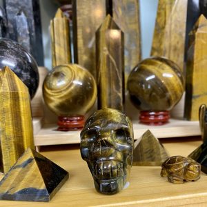 Tigers Eye Skull